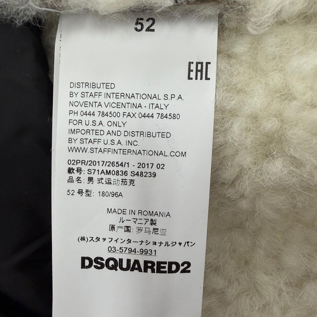 Excellent DSQUARED2 Down jacket Sheepskin-trimmed down jacket 52 S71AM0836