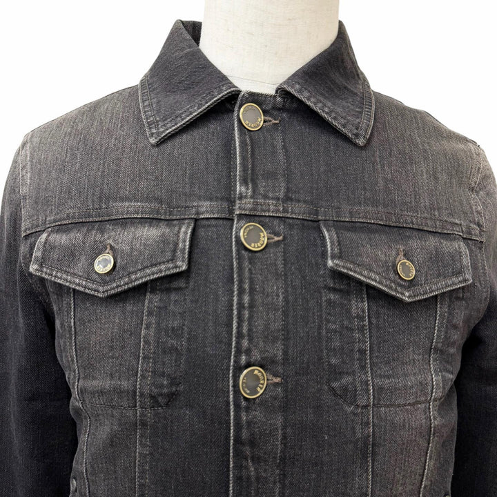 Great MOORER Down jacket VERONA denim black cotton mens 44 TURBINO-106