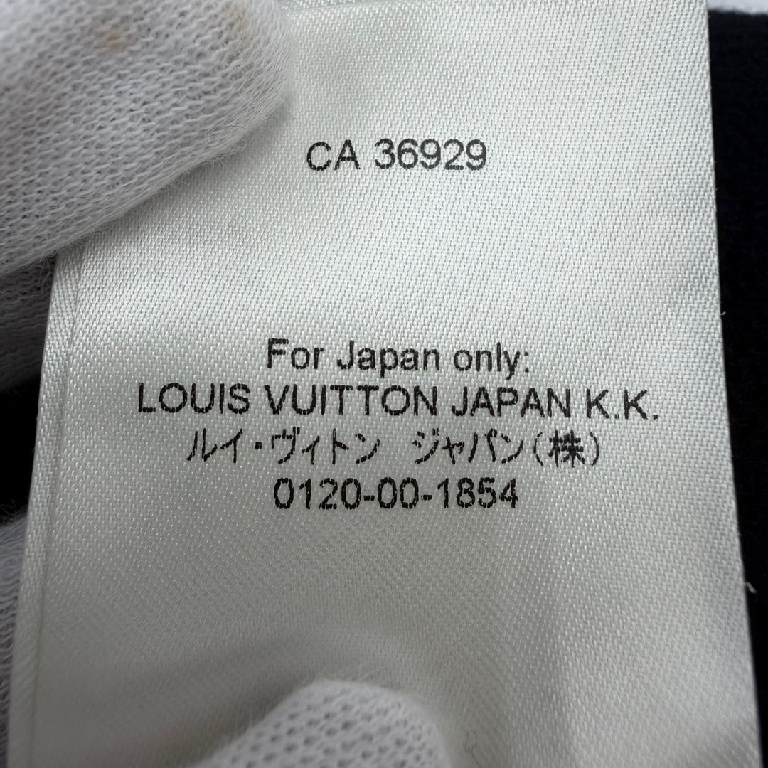 Excellent LOUIS VUITTON coat Monogram lining, long length cashmere 34 1AFEZG