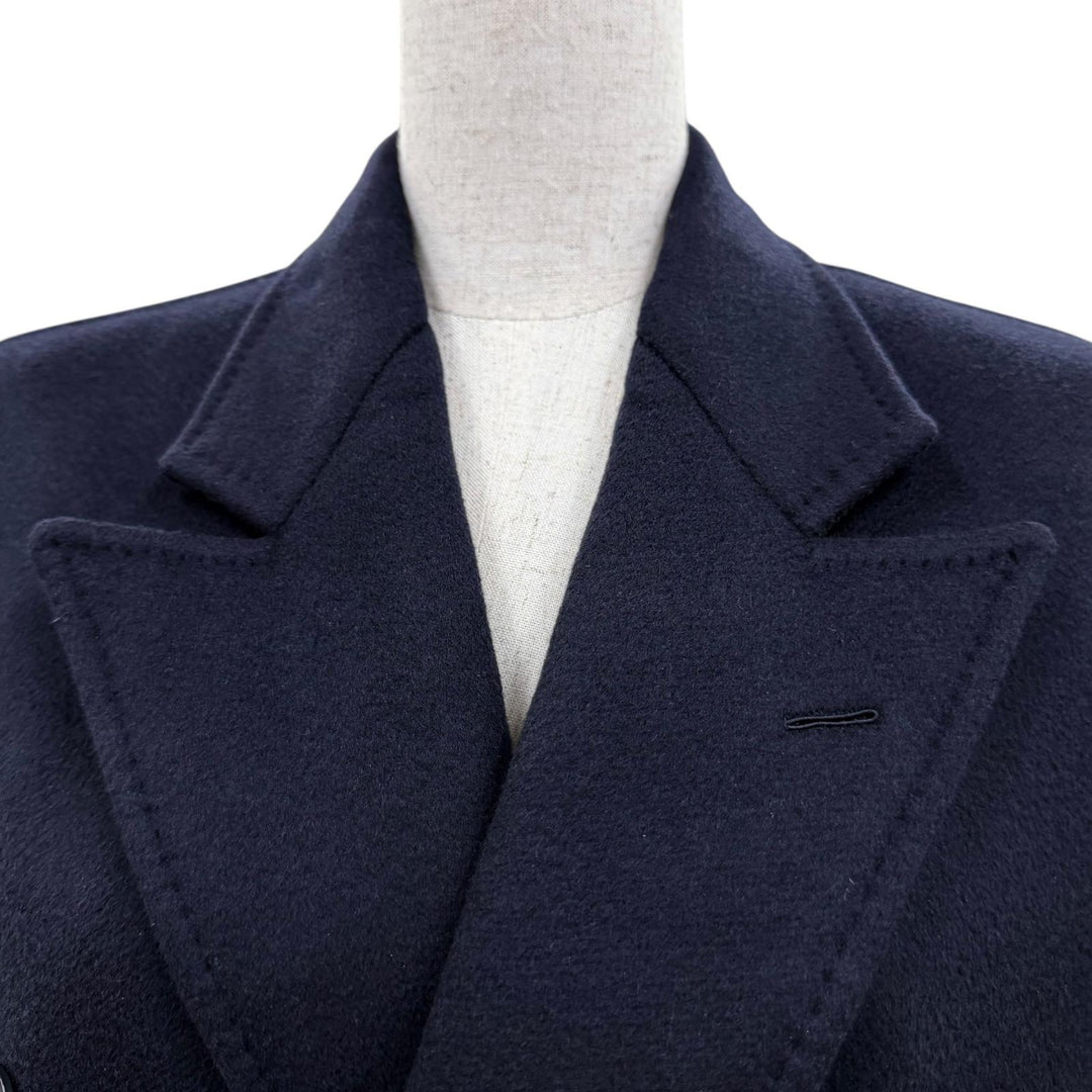 Excellent LOUIS VUITTON coat Monogram lining, long length cashmere 34 1AFEZG