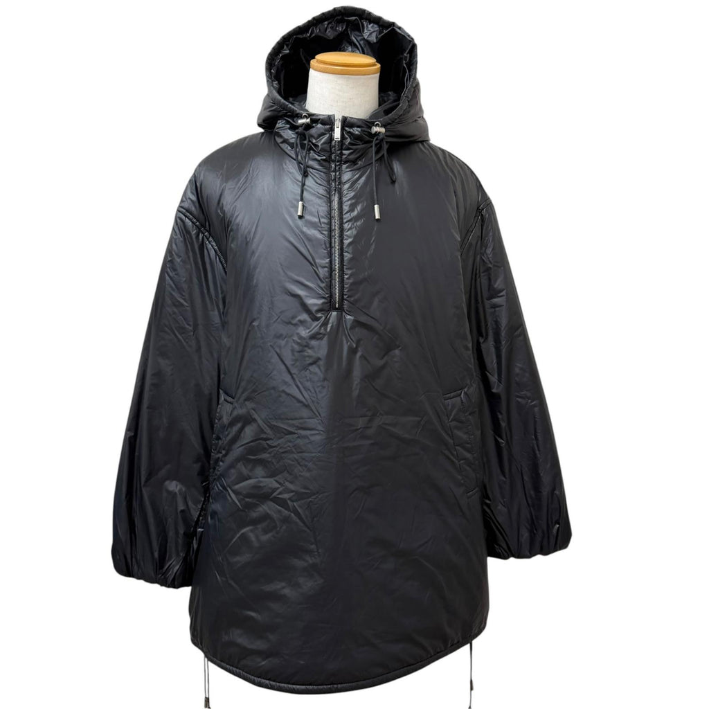 Excellent SAINT LAURENT PARIS hoodie Cassandra Padded Anorak black