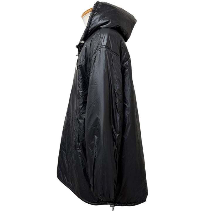 Excellent SAINT LAURENT PARIS hoodie Cassandra Padded Anorak black