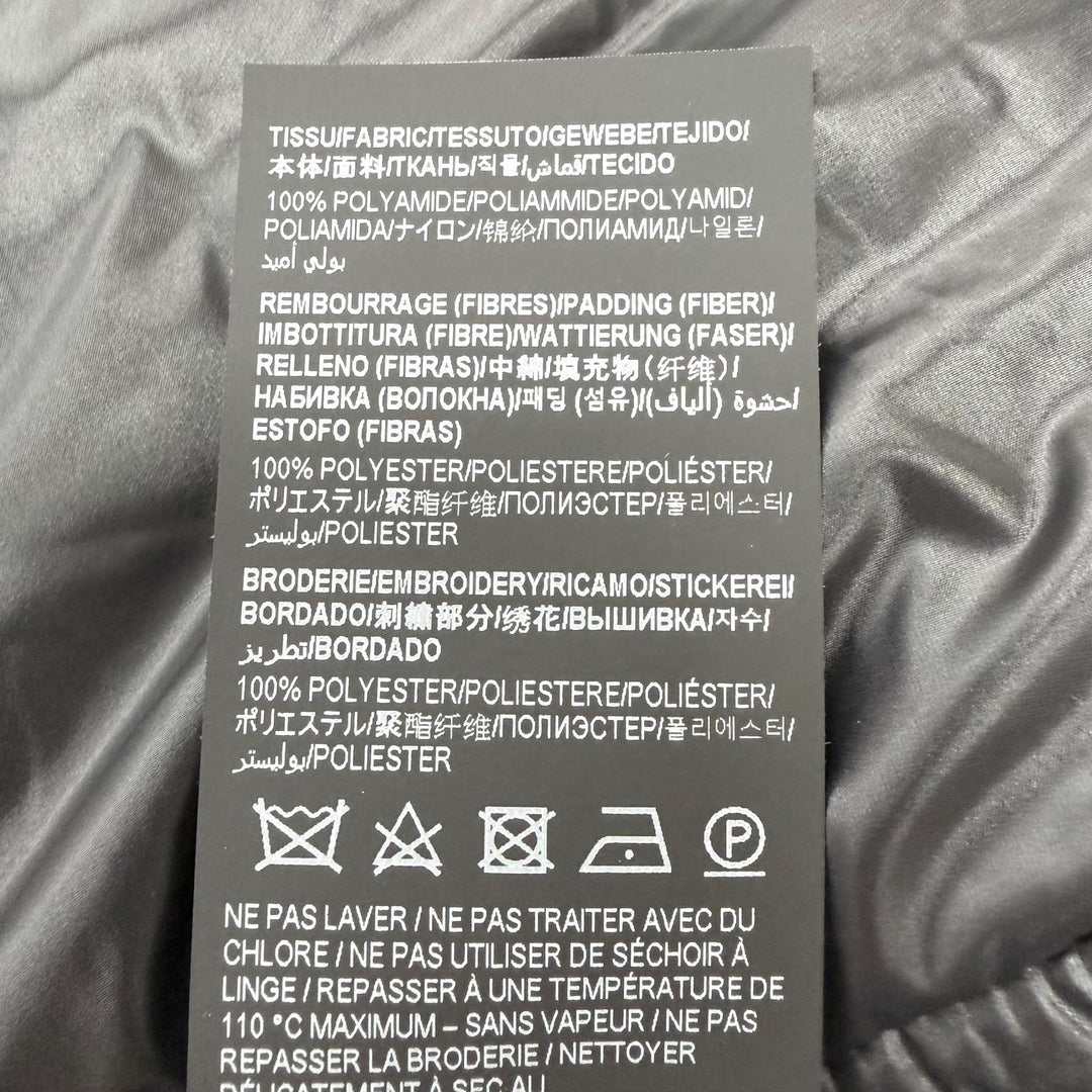 Excellent SAINT LAURENT PARIS hoodie Cassandra Padded Anorak black