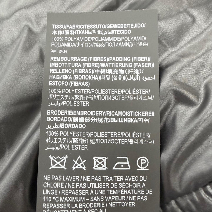 Excellent SAINT LAURENT PARIS hoodie Cassandra Padded Anorak black
