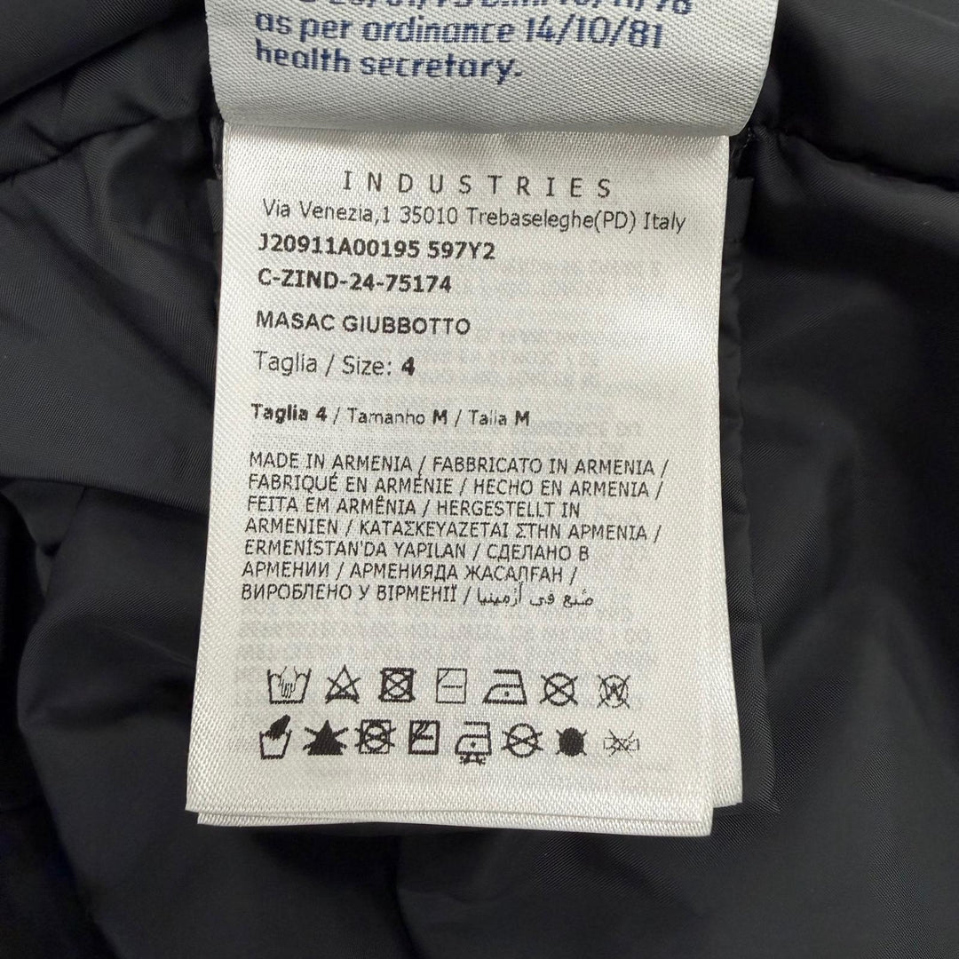 Excellent MONCLER Down jacket MASAC black Nylon mens 4