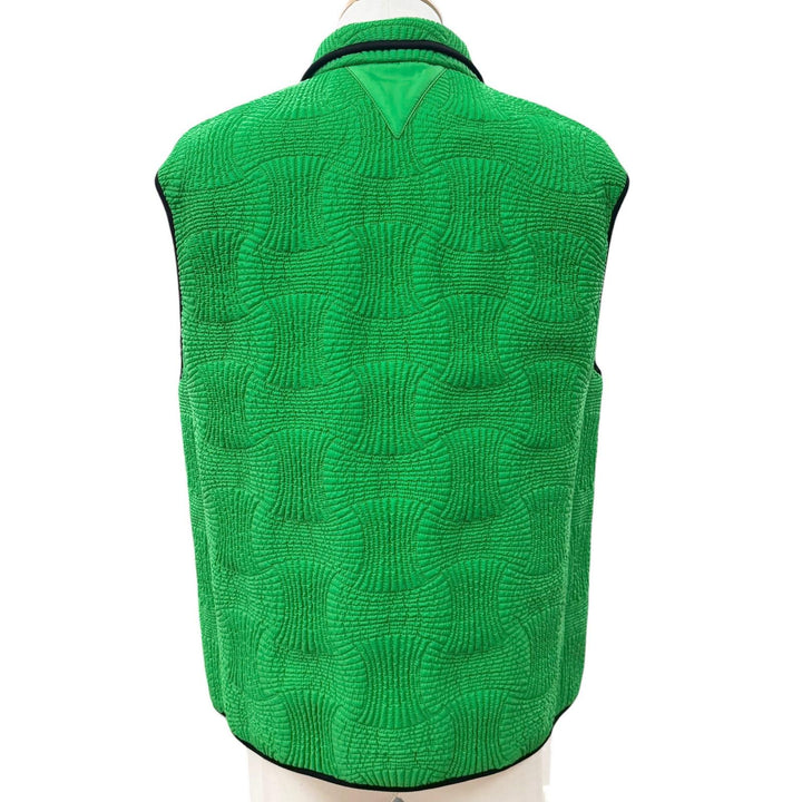 Excellent BOTTEGAVENETA Best Double zip-up vest green Nylon mens S 708331