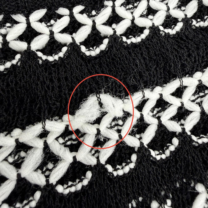 Excellent CHANEL cardigan Front design long-sleeved knit black Viscose Women 42