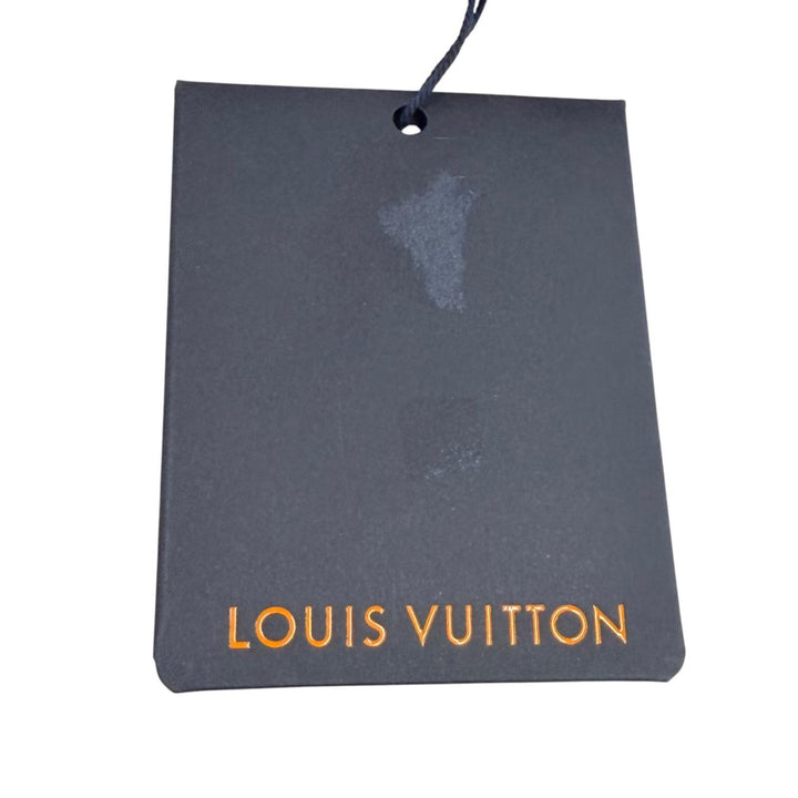 Pristine LOUIS VUITTON tops Shirred cropped short-sleeved top black Nylon XS