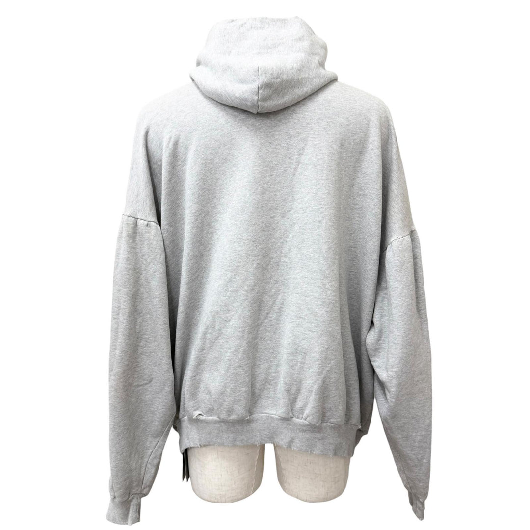 Excellent BALENCIAGA hoodie ROUNT HOODIE Damage processing