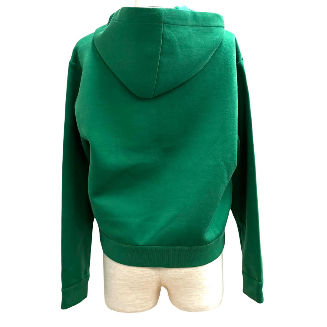 Excellent LOUIS VUITTON hoodie LV Stamp Monogram Zip Up green cotton Women XS