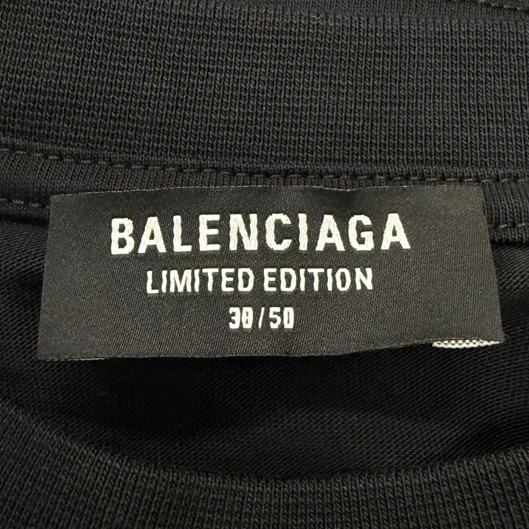 Pristine BALENCIAGA Long-sleeved T-shirt LIMITED EDITION 38/50 Oversize