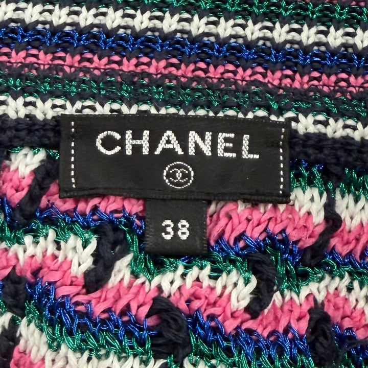 Excellent CHANEL skirt Multi cotton Women 38 17S P56617K07412