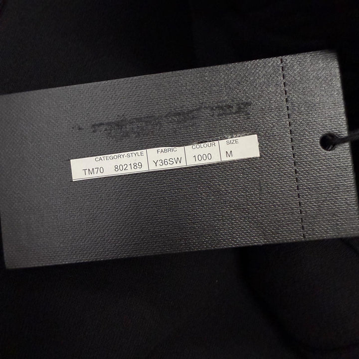 Great SAINT LAURENT Pants YSL logo embroidered sweatshirt black