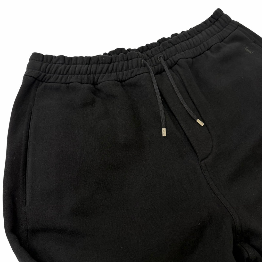 Great SAINT LAURENT Pants YSL logo embroidered sweatshirt black