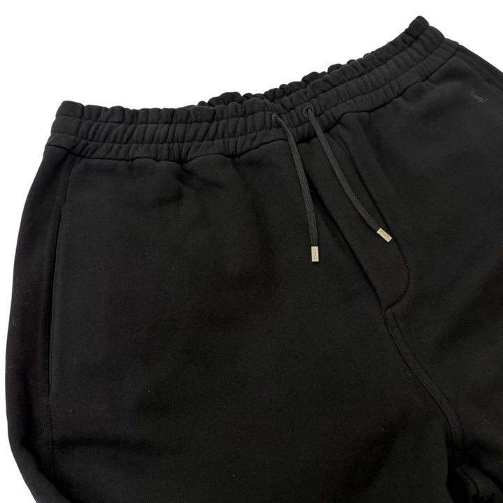 Great SAINT LAURENT Pants YSL logo embroidered sweatshirt black