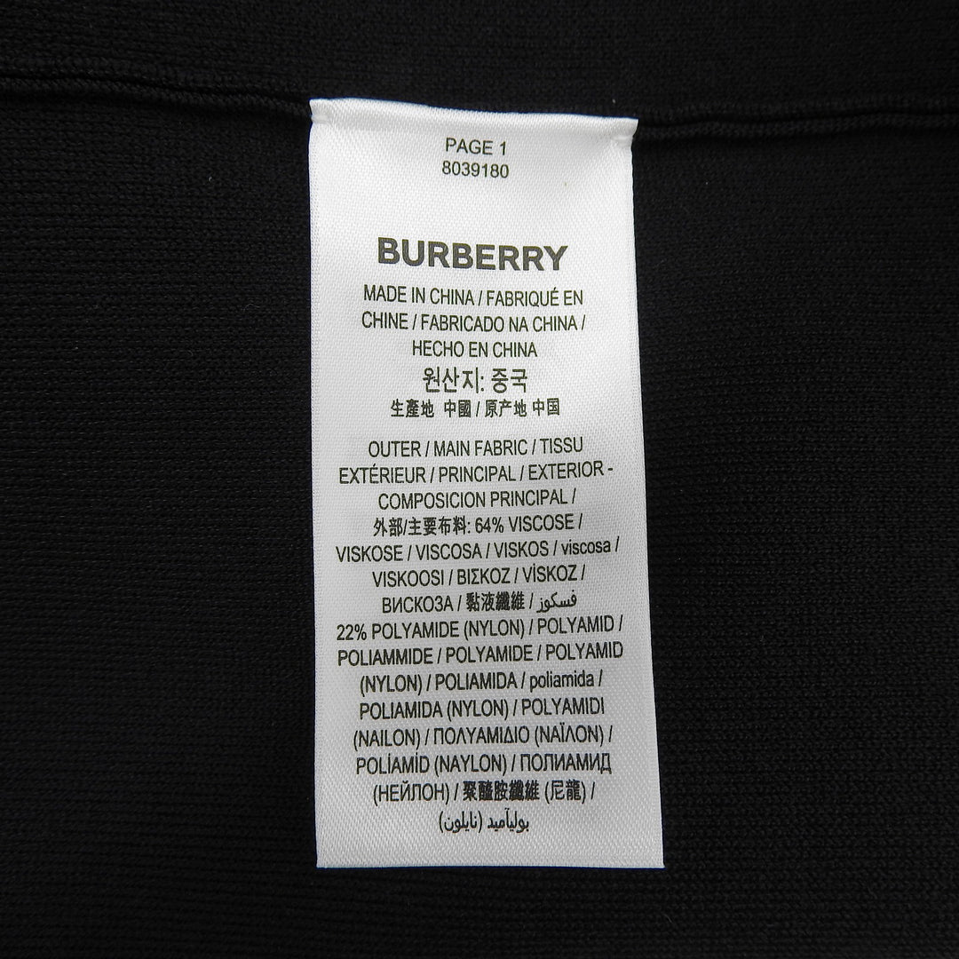 Pristine BURBERRY one piece Round neck, fine gauge knit, tight fit. XXS 8039180