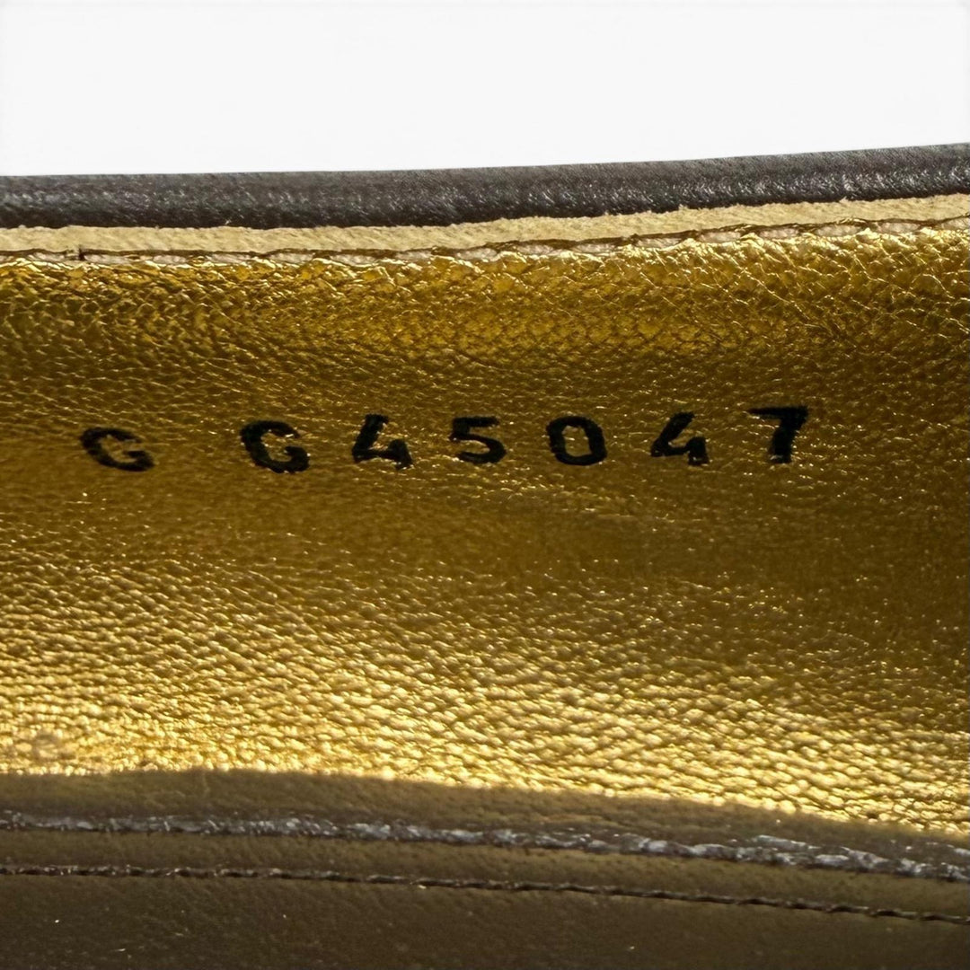 Great CHANEL Ballet shoes ballerina COCO Mark Matrasse leather 37 23A G45047