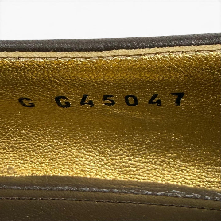 Great CHANEL Ballet shoes ballerina COCO Mark Matrasse leather 37 23A G45047