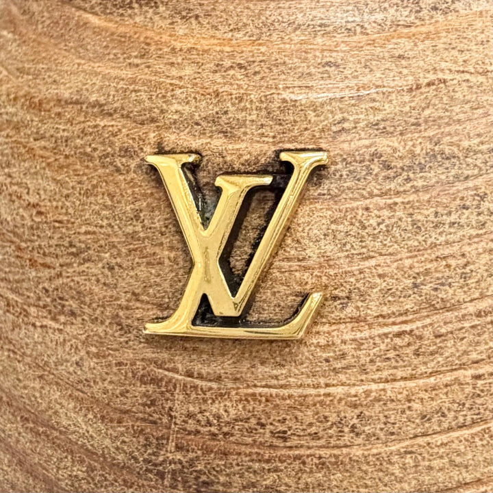 Pristine LOUIS VUITTON Ankle boots LV Zoom Line Wood heel platform 37