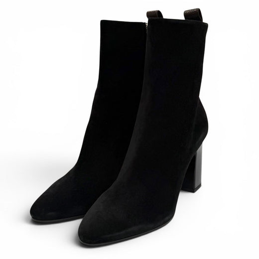 Pristine LOUIS VUITTON Ankle boots Donna Line black Suede leather Women 38