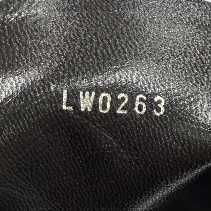 Pristine LOUIS VUITTON Ankle boots Donna Line black Suede leather Women 38