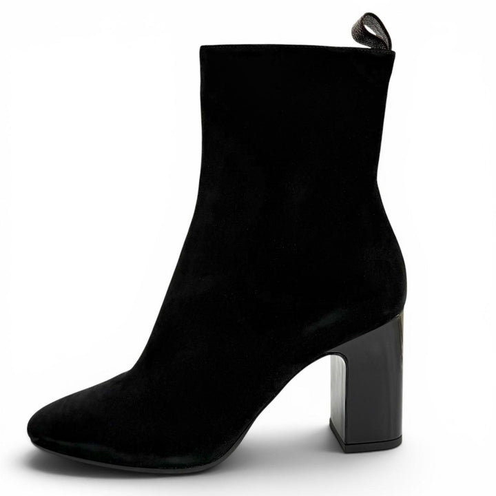 Pristine LOUIS VUITTON Ankle boots Donna Line black Suede leather Women 38