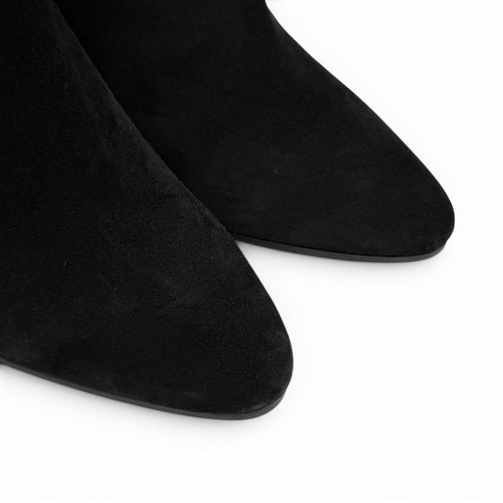 Pristine LOUIS VUITTON Ankle boots Donna Line black Suede leather Women 38