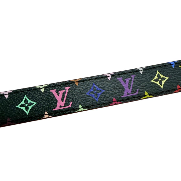 Great LOUIS VUITTON belt Saintur Monogram leather Women M9631W