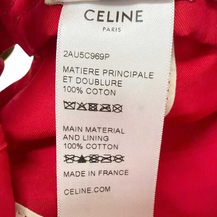 Great CELINE cap Snapback Baseball Red cotton mens 2AU5C969P
