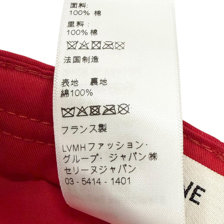 Great CELINE cap Snapback Baseball Red cotton mens 2AU5C969P