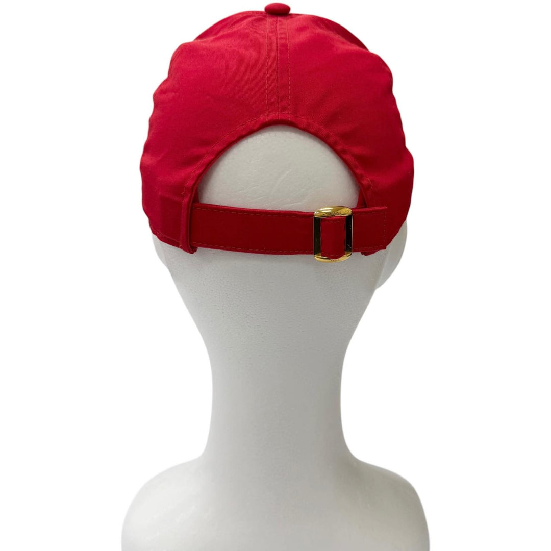 Great CELINE cap Snapback Baseball Red cotton mens 2AU5C969P