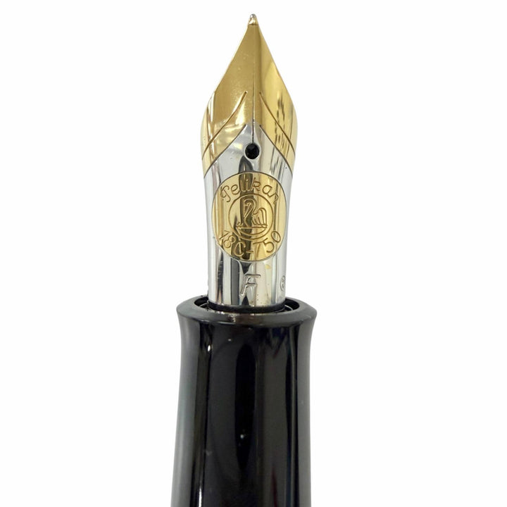Great PERIKAN fountain pen Toledo Cap type black 18K mens M700