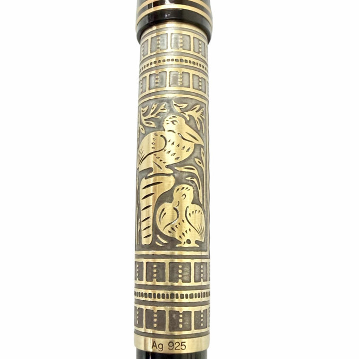 Great PERIKAN fountain pen Toledo Cap type black 18K mens M700