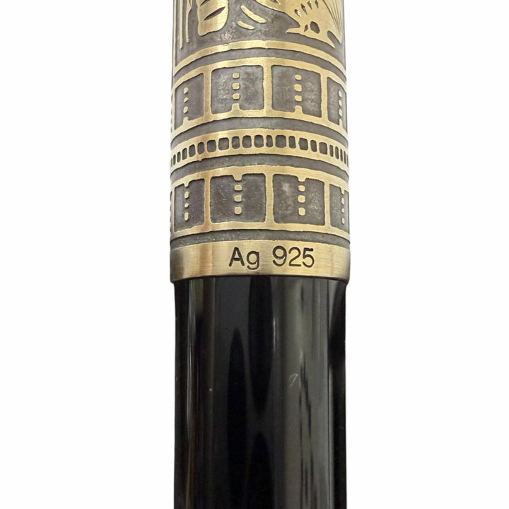 Great PERIKAN fountain pen Toledo Cap type black 18K mens M700
