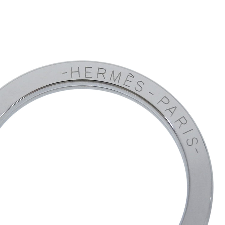 Excellent HERMES key ring Fair a Cheval Key ring Silver metal mens