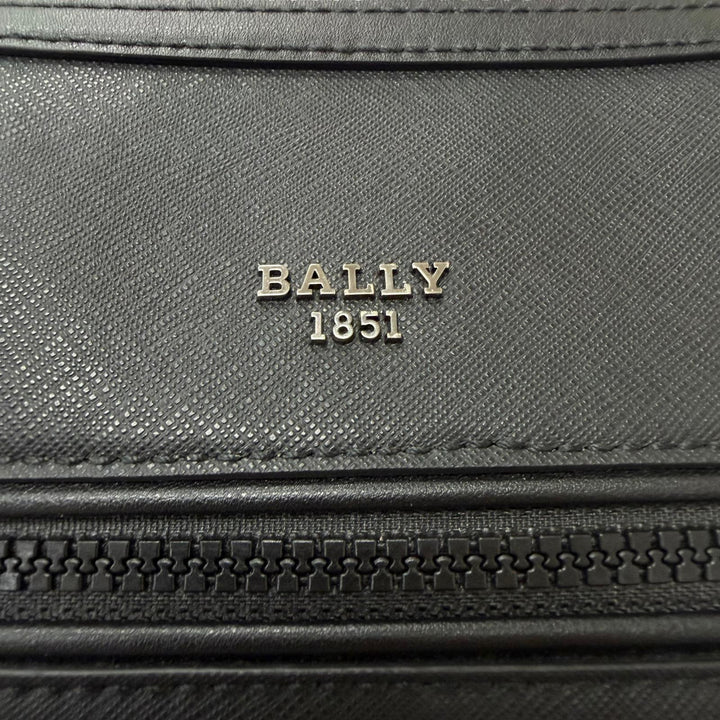 Excellent BALLY Shoulder Bag MECOY Bally Stripe Bovin Leather Crossbody