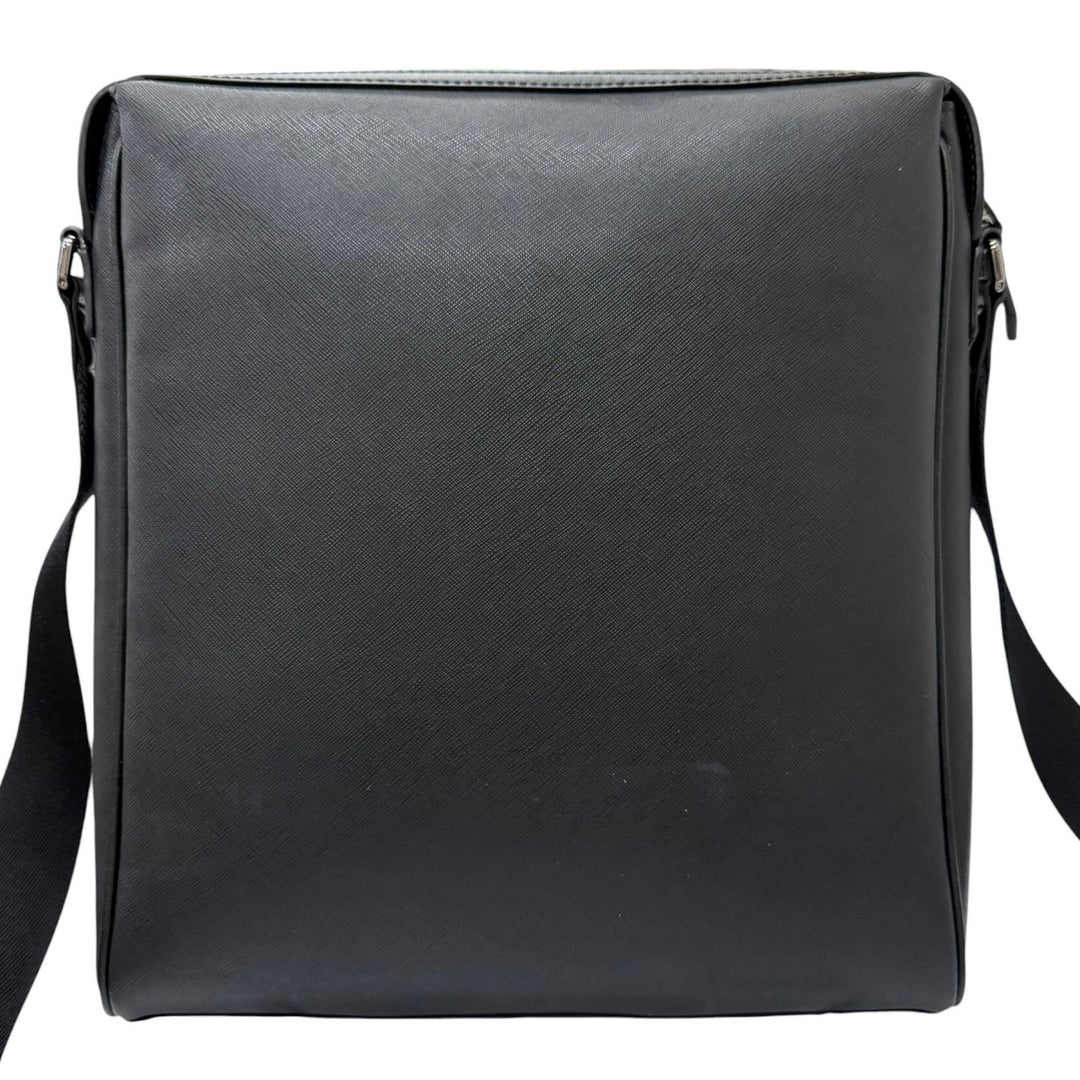 Excellent BALLY Shoulder Bag MECOY Bally Stripe Bovin Leather Crossbody