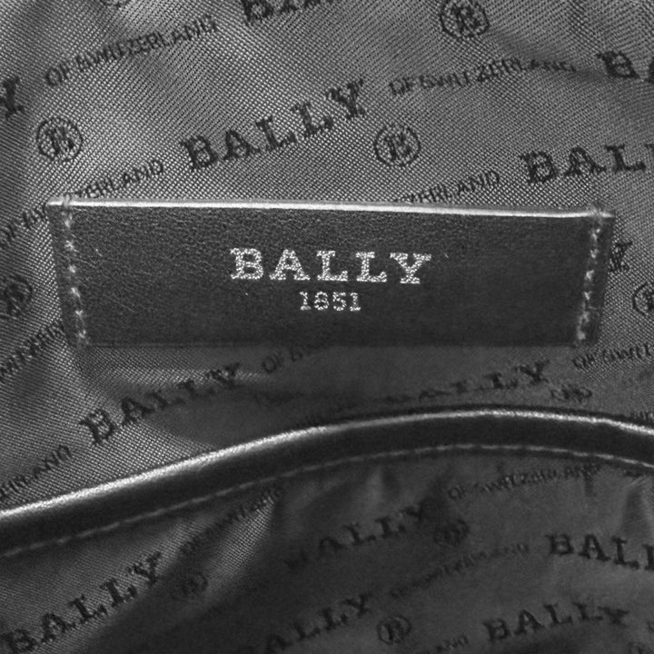 Excellent BALLY Shoulder Bag MECOY Bally Stripe Bovin Leather Crossbody