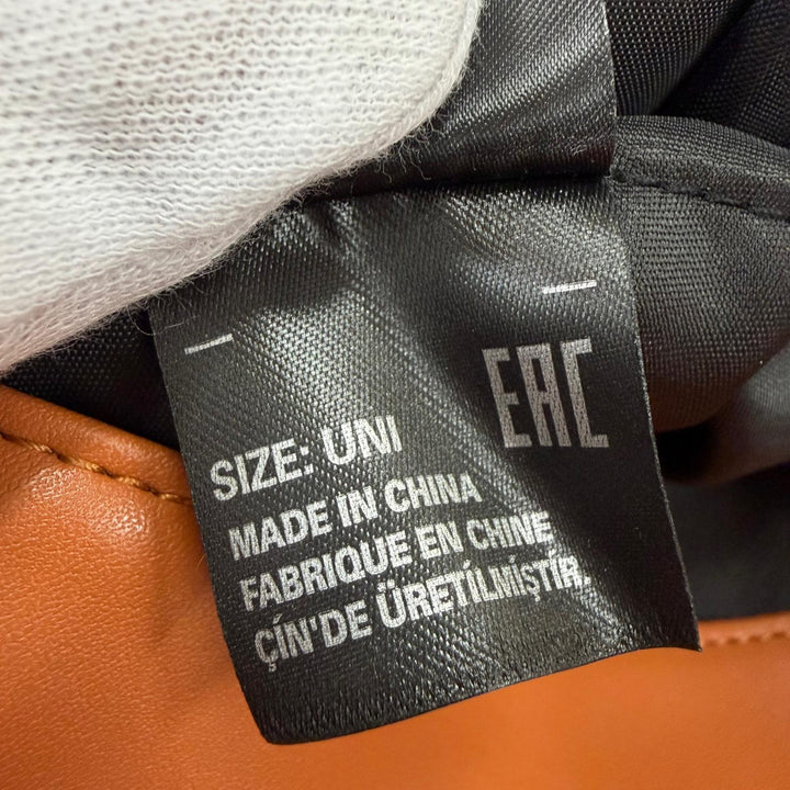 Excellent MM6 Maison Margiela Tote Bag Japanese Classic Medium PU Leather Brown