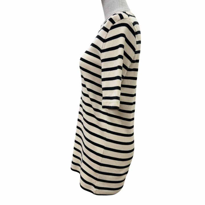 Great JIL SANDER+ Short sleeve knit Logo-printed border pattern L JPPU707524