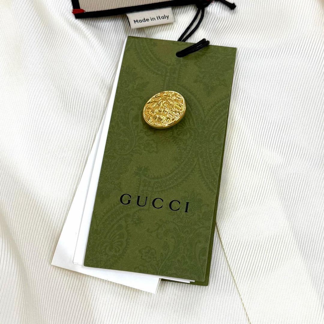 Pristine GUCCI Jacket Horsebit beige wool Women 38 643288