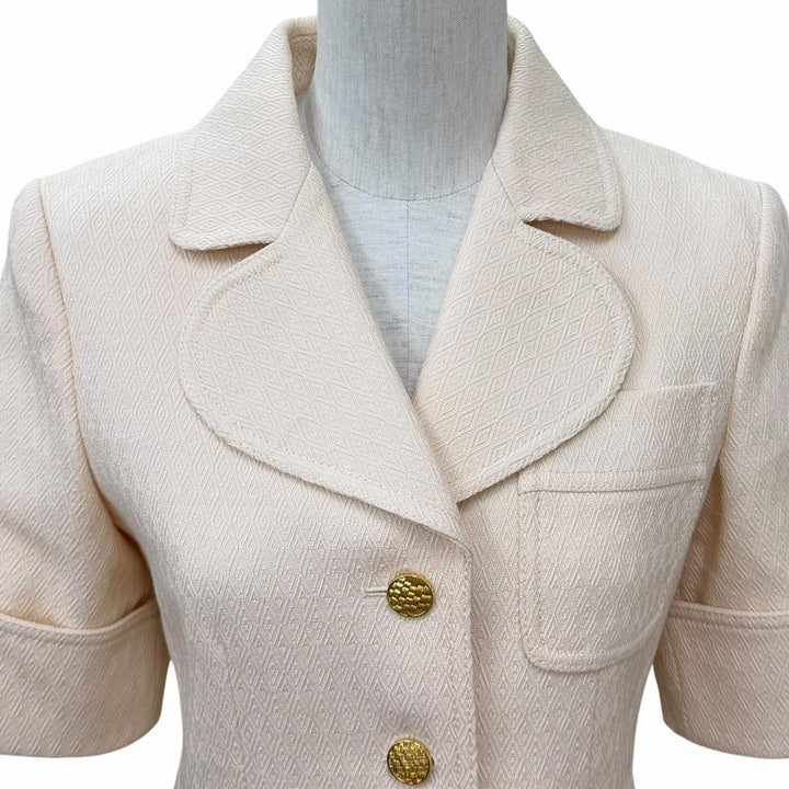 Pristine GUCCI Jacket Horsebit beige wool Women 38 643288