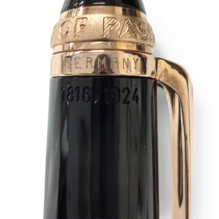 Excellent MONTBLANC Ballpoint pen 75th Anniversary 1P Diamond Rollerball Pen