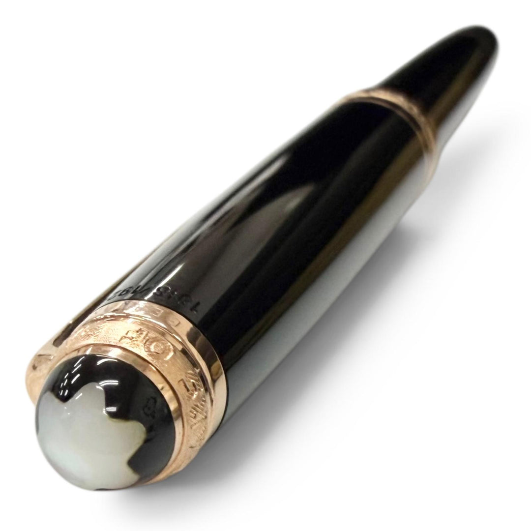 Excellent MONTBLANC Ballpoint pen 75th Anniversary 1P Diamond Rollerball Pen