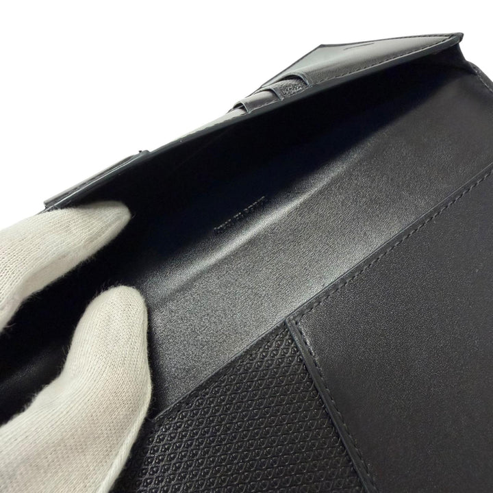 Pristine John Lobb Bill Compartment Rasp Large Gusset Wallet Bifold Wallet