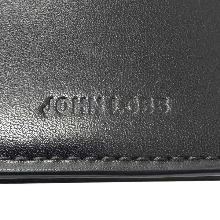 Pristine John Lobb Bill Compartment Rasp Large Gusset Wallet Bifold Wallet