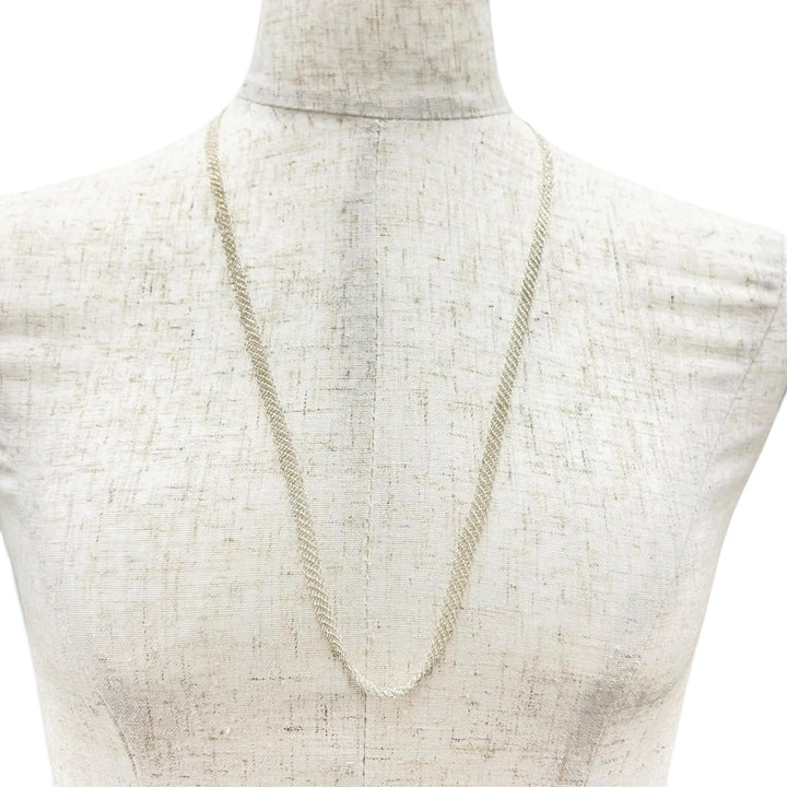 Excellent TIFFANY&Co. Necklace mesh Silver SV925 Women