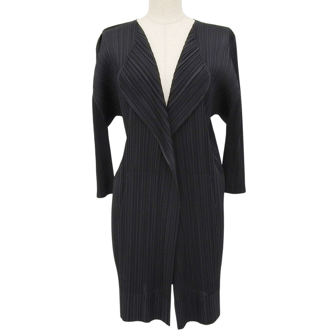 Excellent PLEATS PLEASE cardigan Front-opening, long length Women 4 PP53-JA141