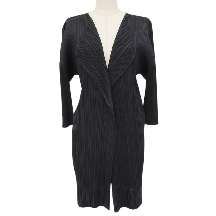 Excellent PLEATS PLEASE cardigan Front-opening, long length Women 4 PP53-JA141