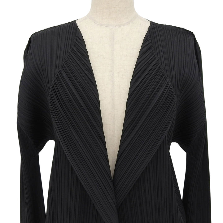 Excellent PLEATS PLEASE cardigan Front-opening, long length Women 4 PP53-JA141